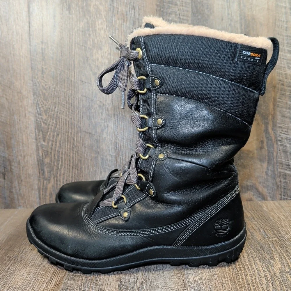Timberland Mount Hope Waterproof Mid Leather Winter Snow Boots Womens Size 11